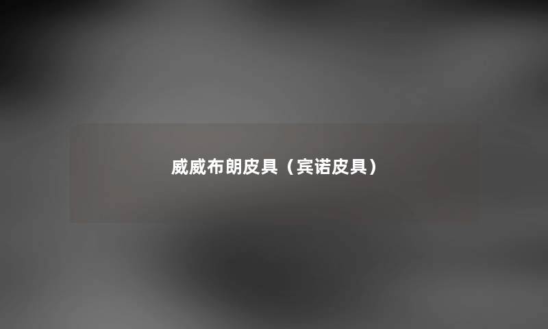威威布朗皮具（宾诺皮具）